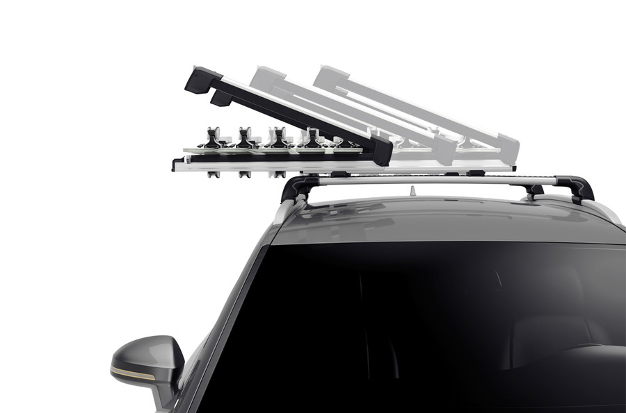 SnowPack Extender 7325 ausziehbarer Träger Thule für Ski und Snowboards 5x  Ski oder 2x Snowboard, Wintersport