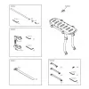 52855 Rahmenstreben Strut Kit Ersatzteile für Thule Tour Rack Fahrradgepäckträger Gepackträger vorn und hinten montierbar verschieden Thule Frame struts je 2Stück ca.8cm ca.12cm ca.15cm